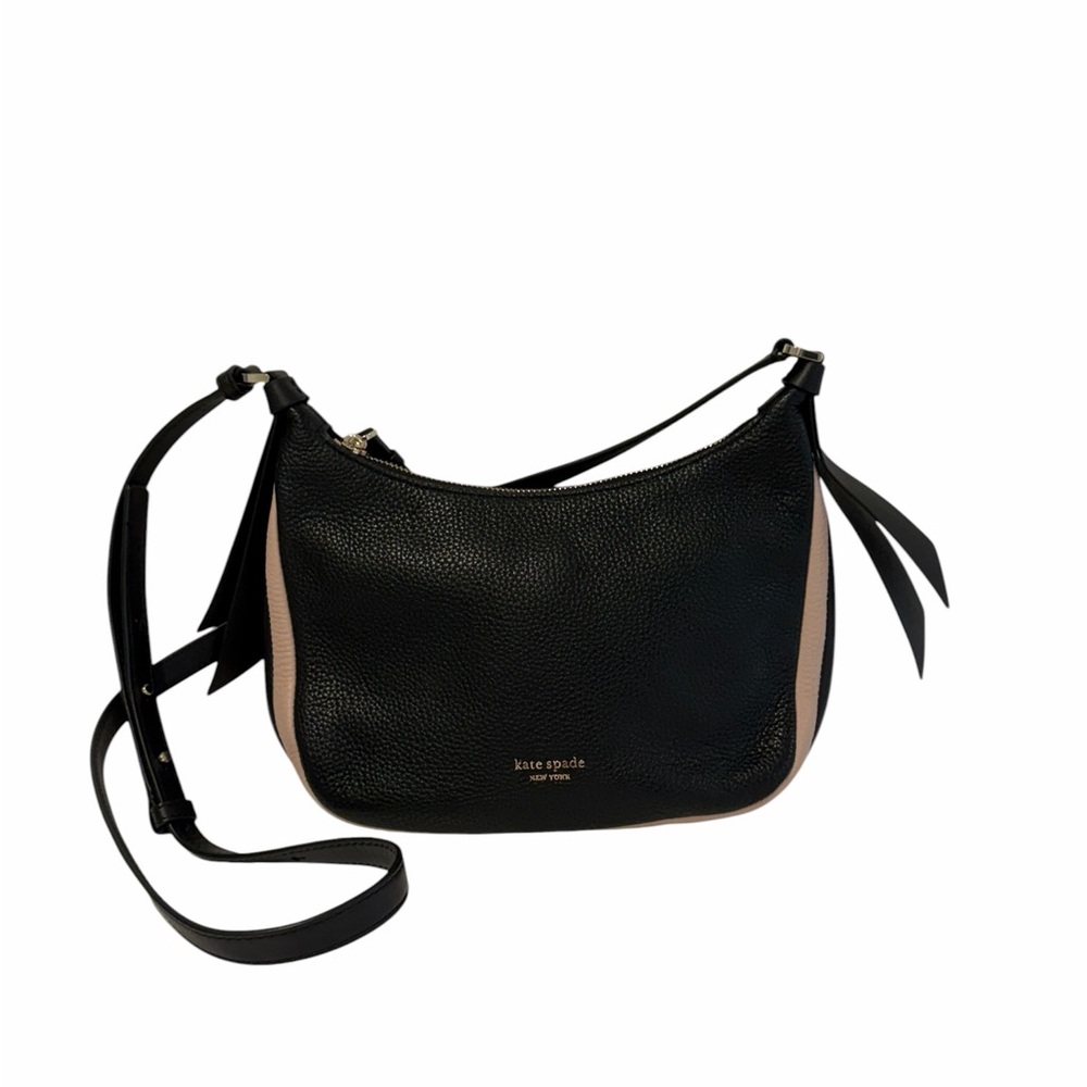 🖤 Kate Spade Lake Medium Crossbody | Black and Blush Multi 🖤